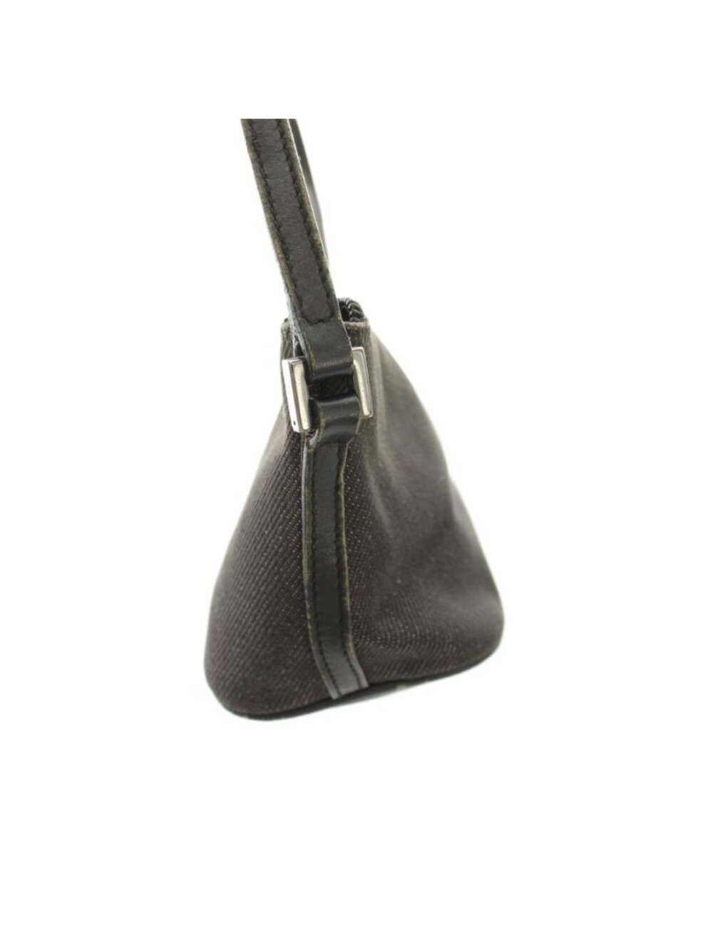 Gucci Pouch Denim Handbag Mini Black YM OH - Picture 3 of 9